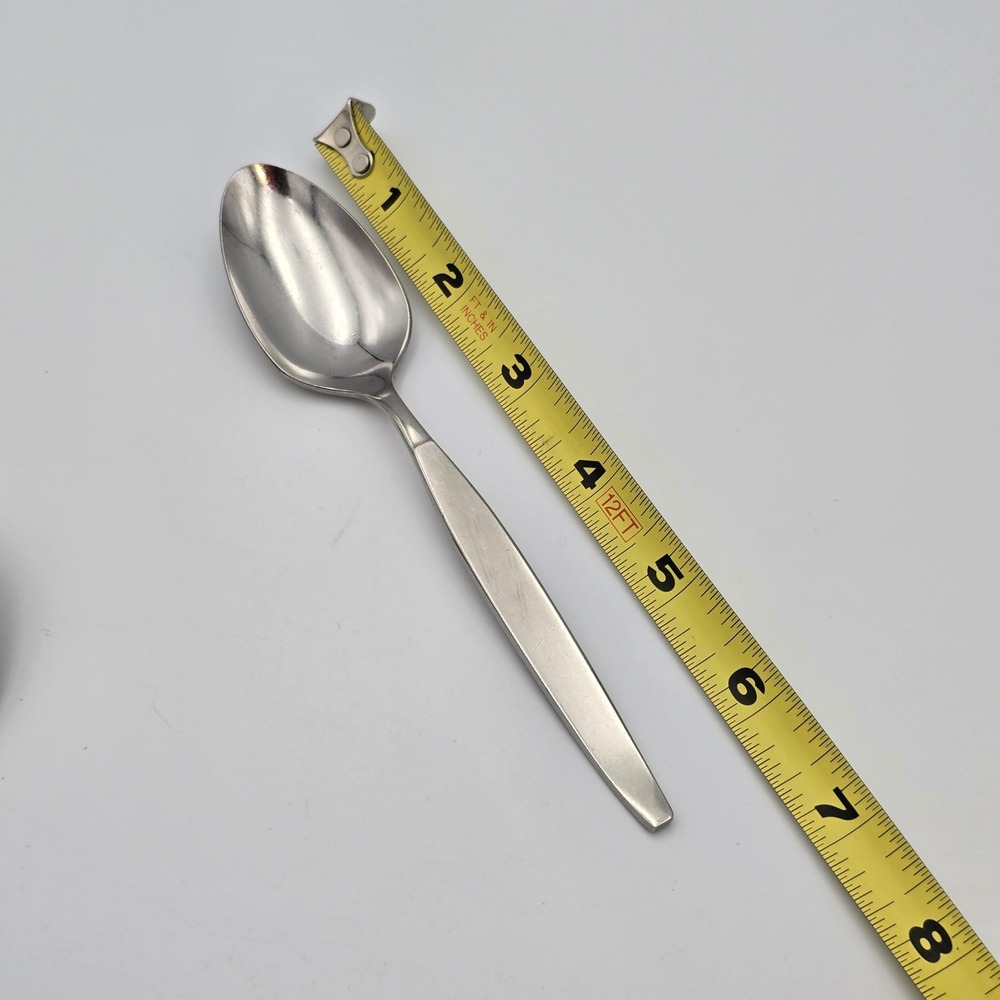 Oneida Community Flatware Frostfire Stainless Steel 6" Teaspoon Set of 2 - Picture 4 of 4